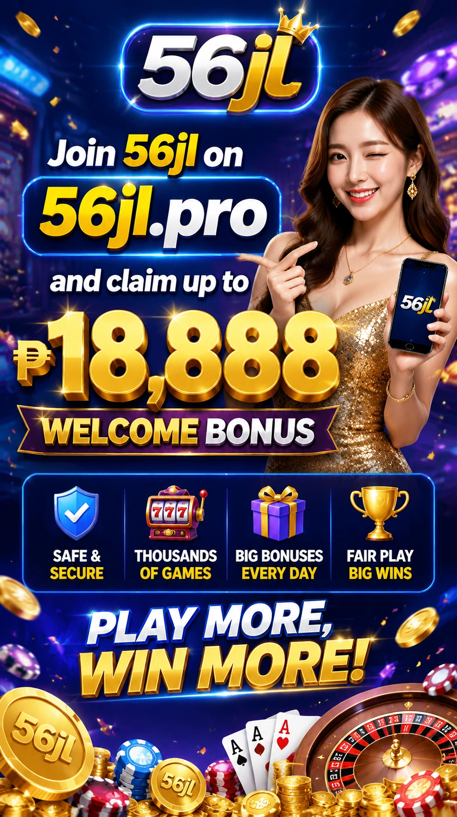 Casino payment and cashier information on a clean interface